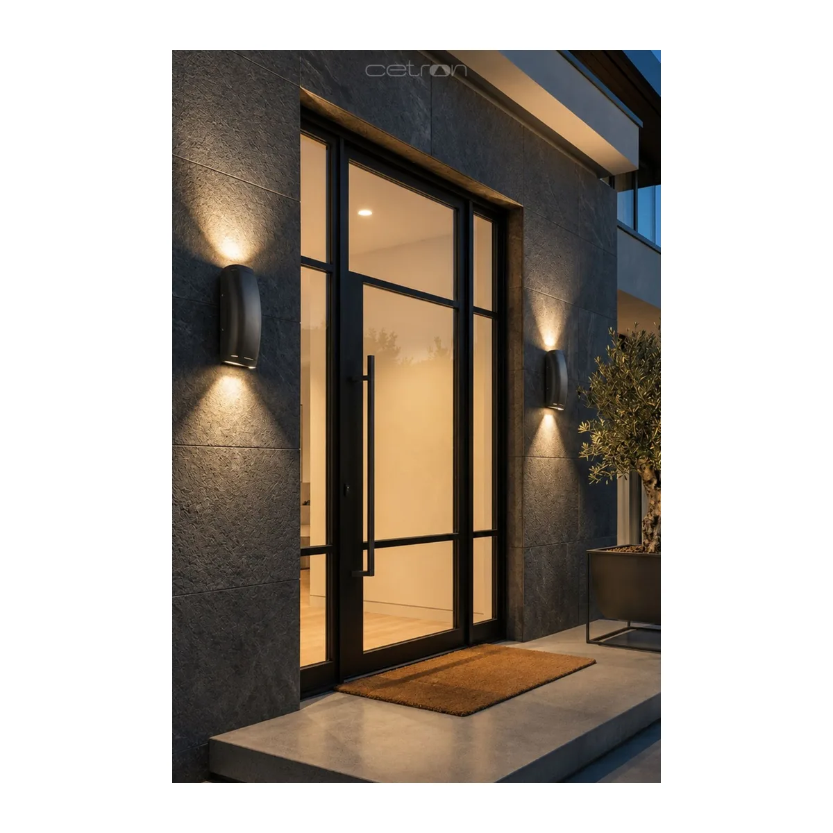 Sirius Alüminyum Bahçe Aplik Gün ışığı 2x3.5W