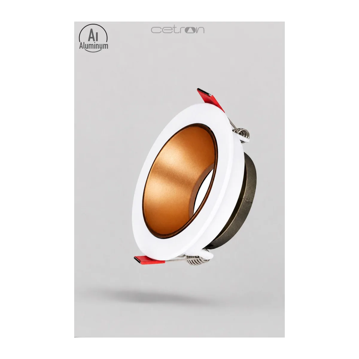 Rose Gold Reflektör GU10 Alüminyum Spot Kasa Beyaz