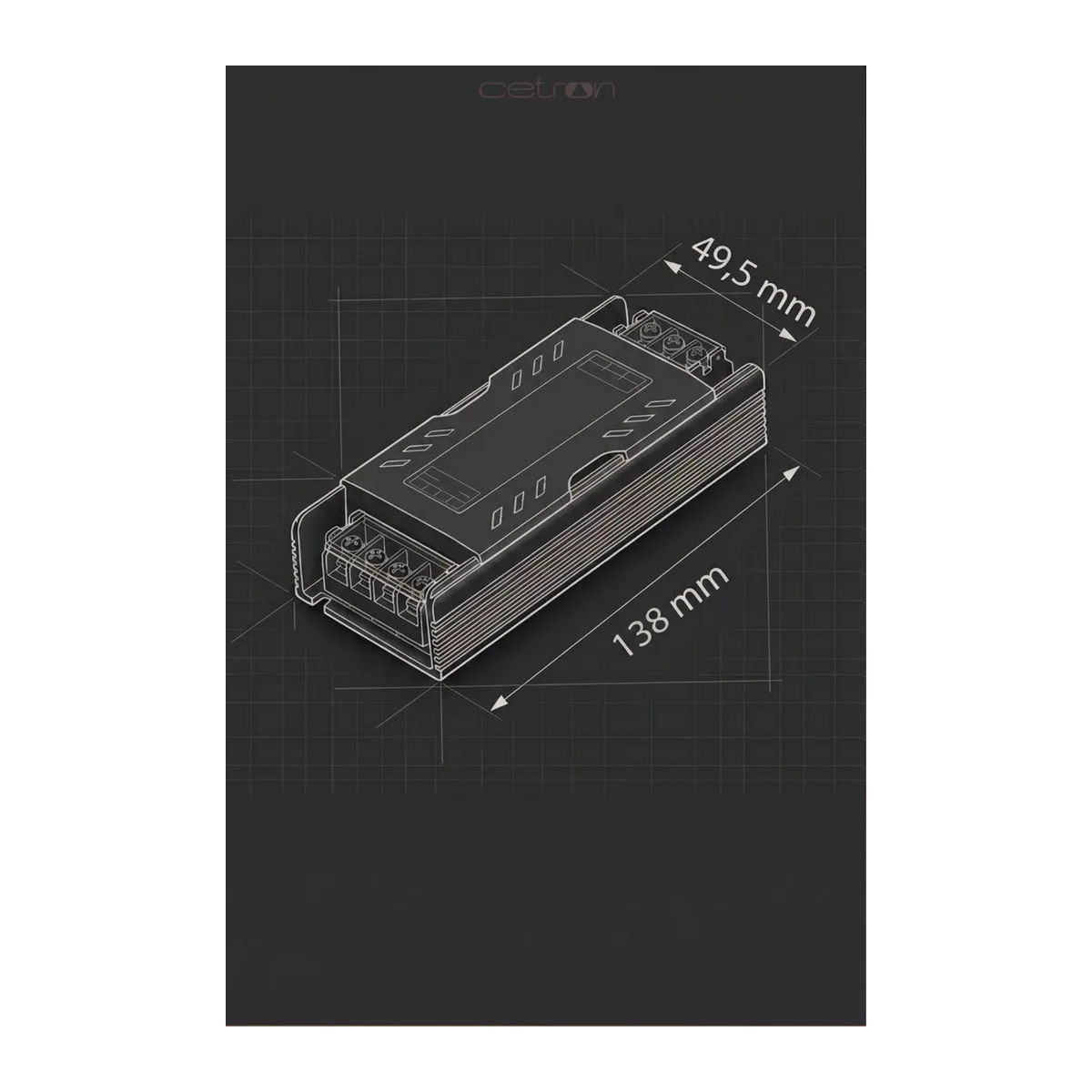 12V 10 Amper LED Trafo 10 Adet - Görsel 2