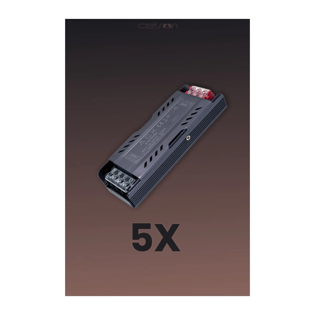 12V 10 Amper LED Trafo 5 Adet