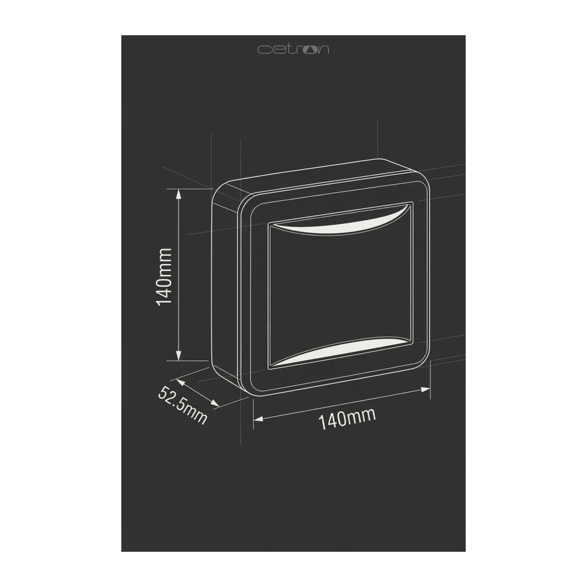 4W LED Duvar Apliği 3000K Günışığı - Görsel 3